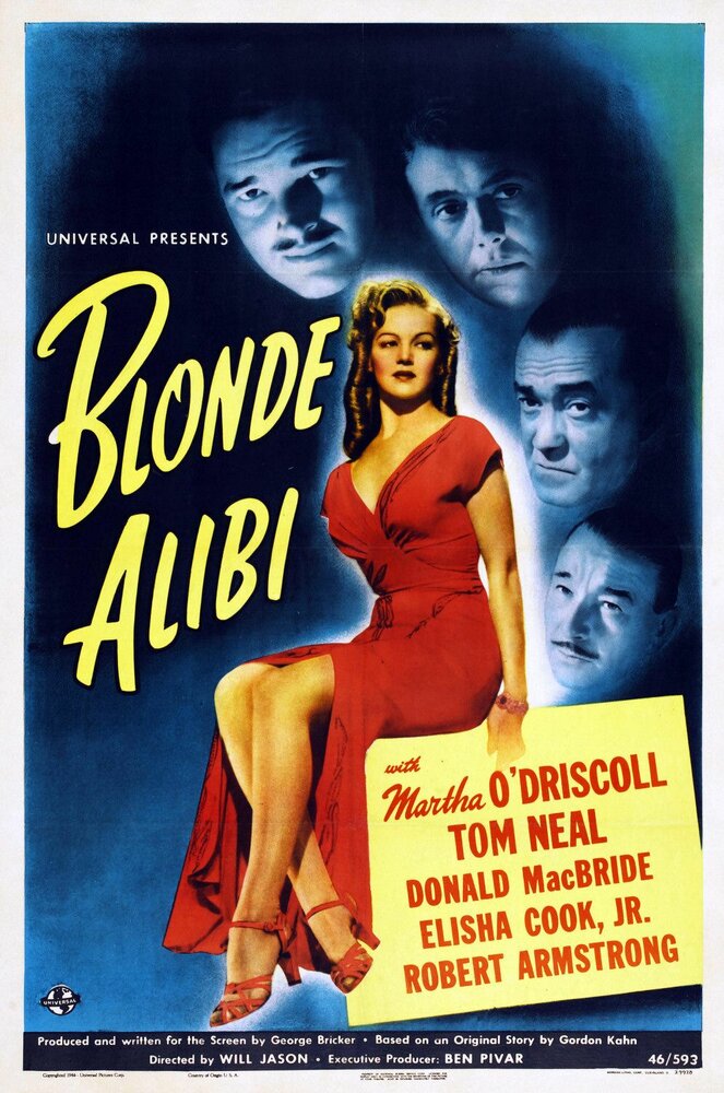 Blonde Alibi (1946) постер