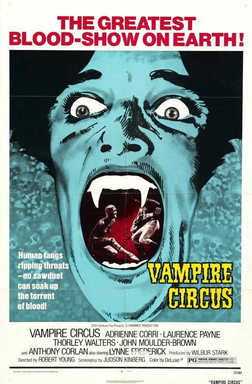 Цирк вампиров (1972) постер