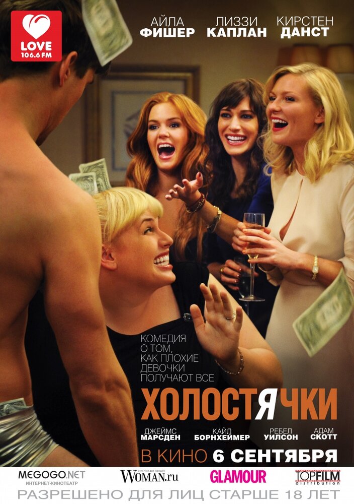 Холостячки (2012) постер