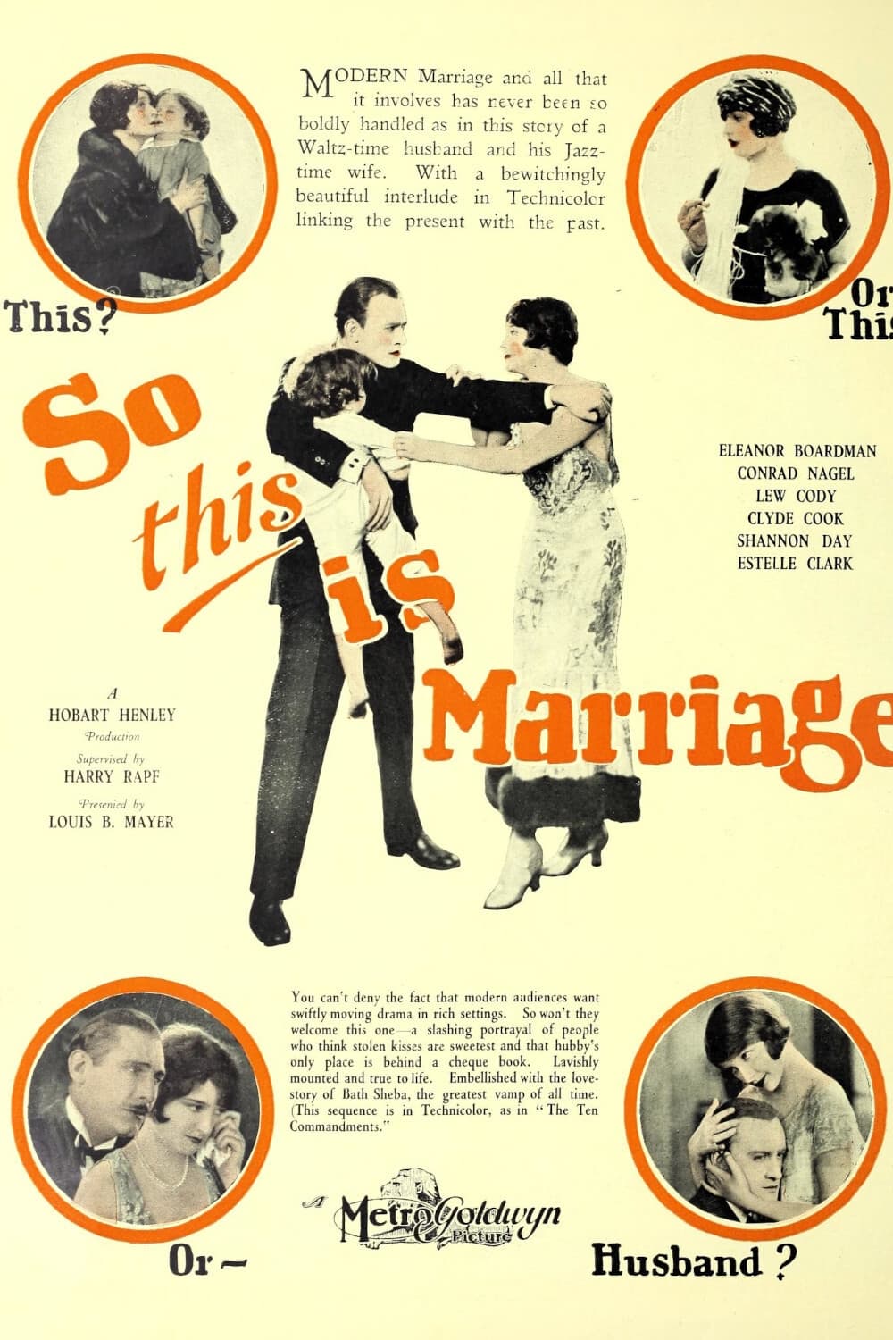 So This Is Marriage? (1924) постер