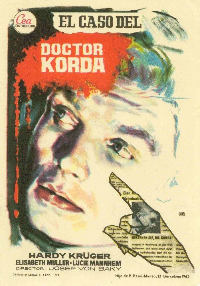 Gestehen Sie, Dr. Corda (1958) постер