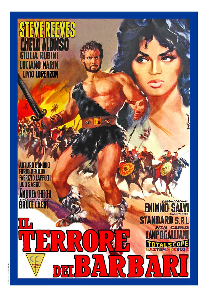 Ужас варваров (1959) постер