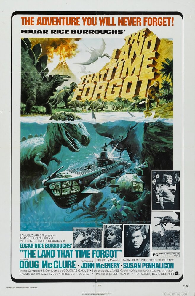 Земля, забытая временем (1974) постер