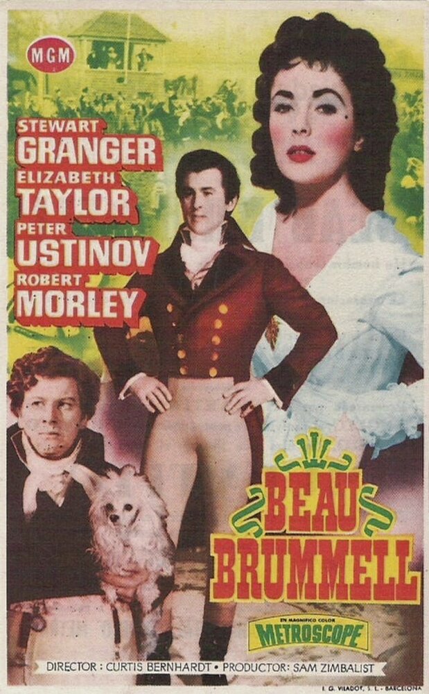 Красавчик Браммел (1954) постер