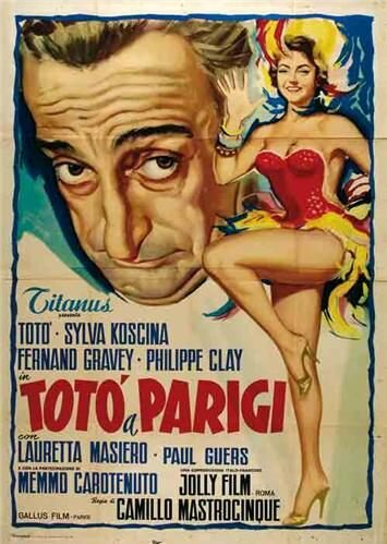 Тото в Париже (1958) постер