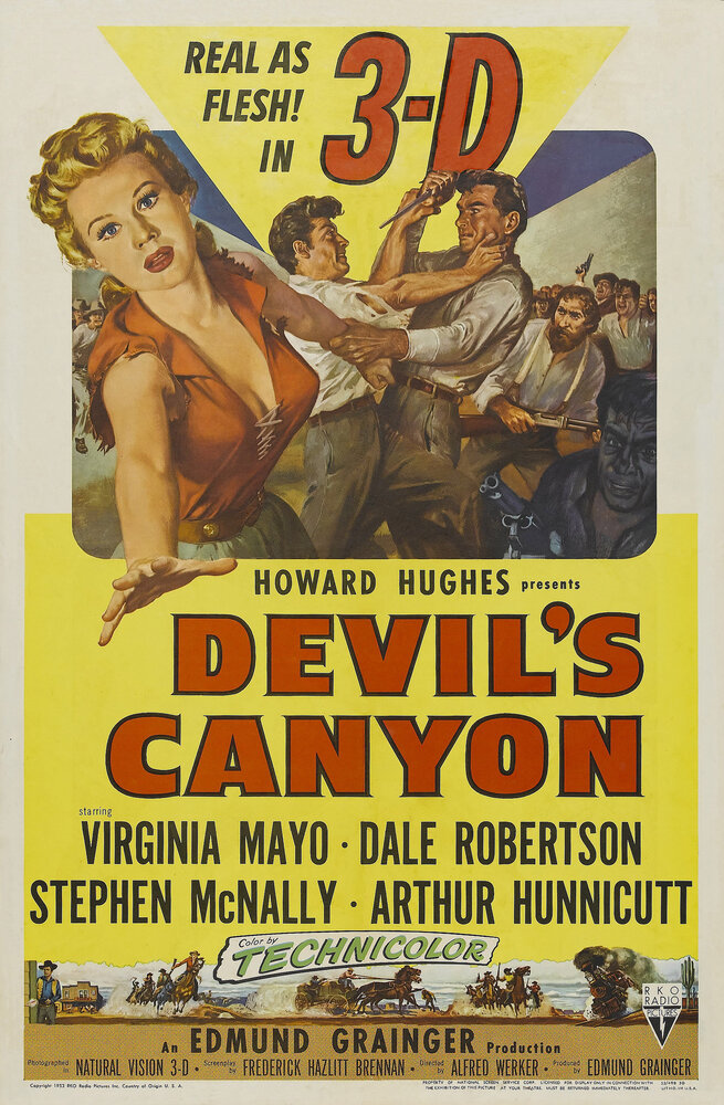 Каньон дьявола (1953) постер