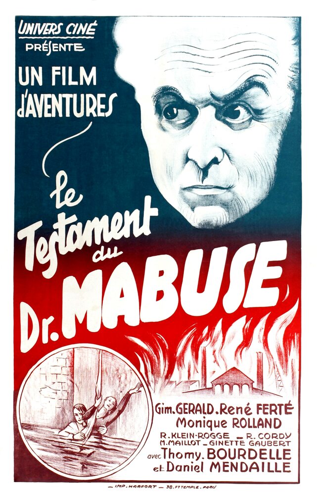 Завещание доктора Мабузе (1933) постер
