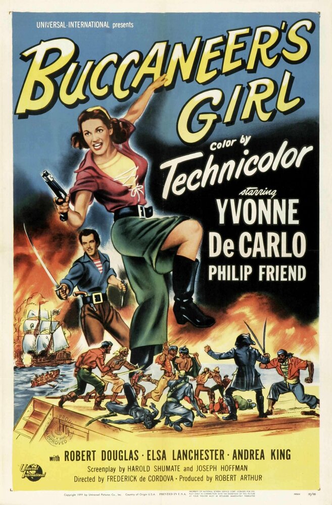 Дочь пирата (1950) постер