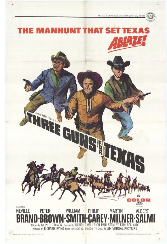Three Guns for Texas (1968) постер