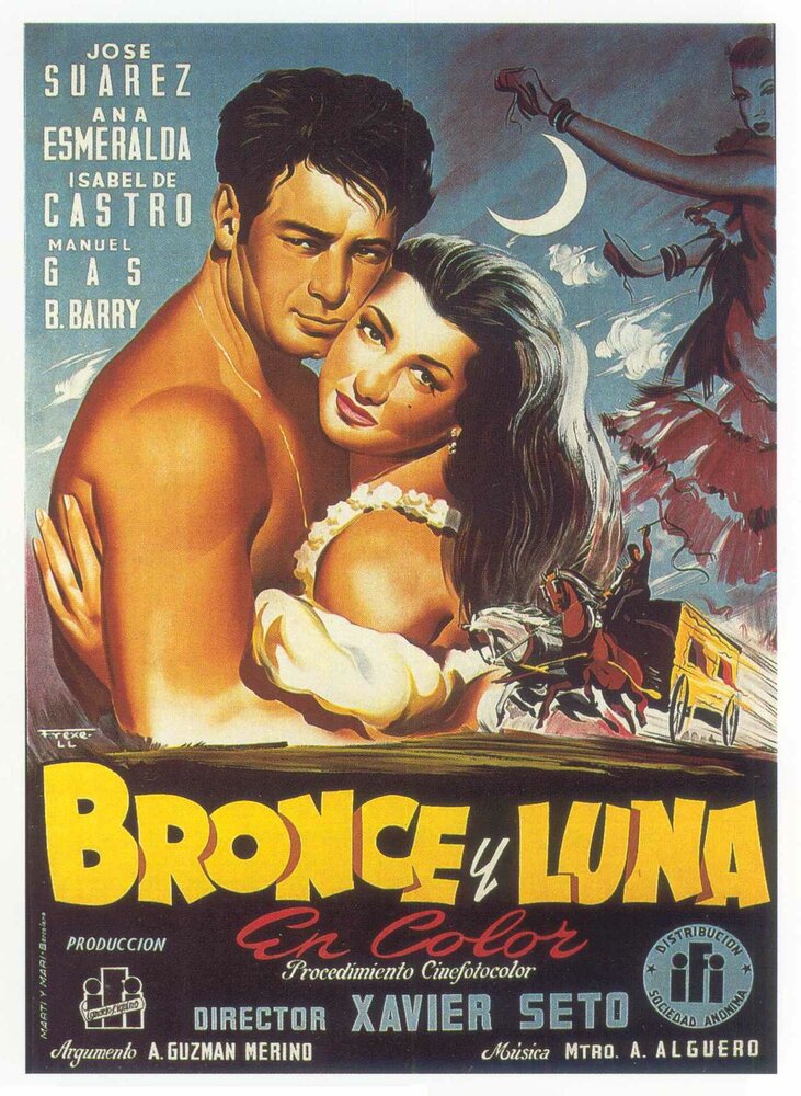 Bronce y luna (1953) постер