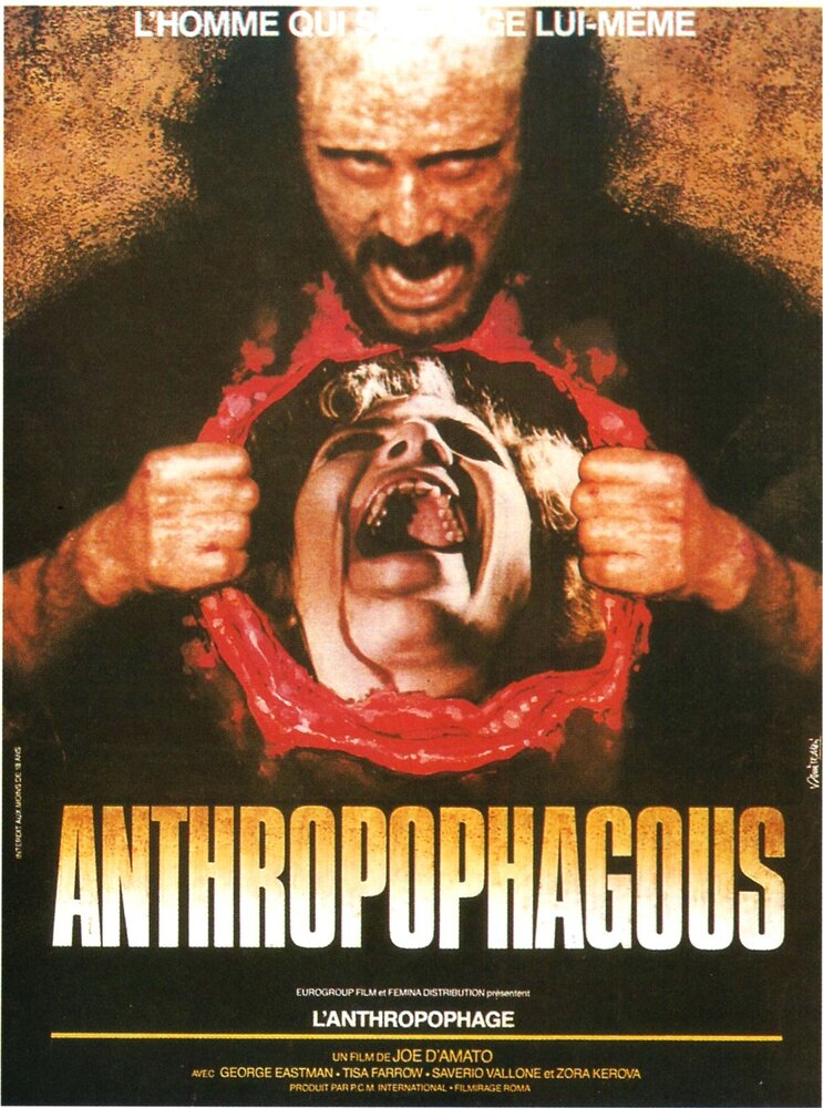 Антропофагус (1980) постер