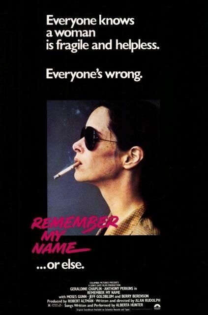 Запомни мое имя (1978) постер