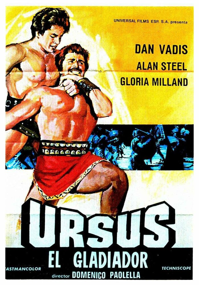 Урсус, восставший гладиатор (1962) постер