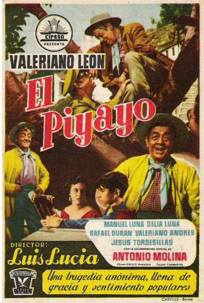 El piyayo (1956) постер