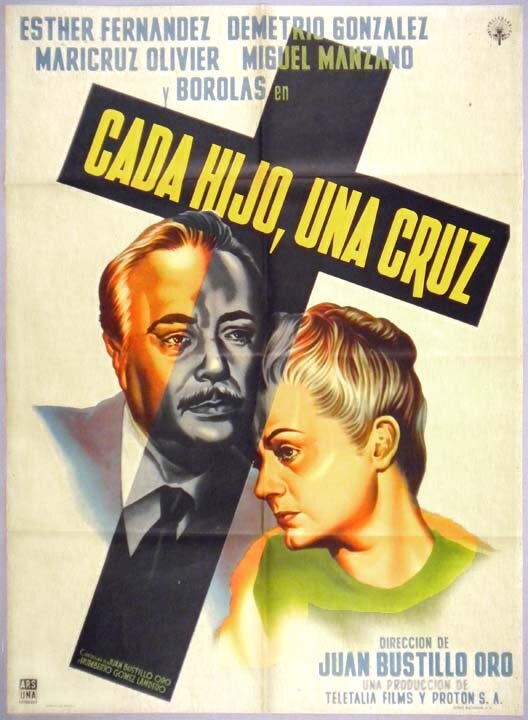 Cada hijo una cruz (1957) постер