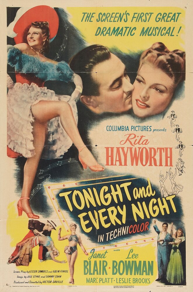 Сегодня вечером и каждый вечер (1945) постер