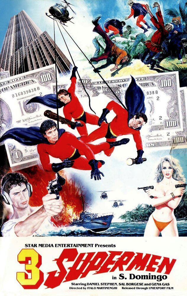 Три супермена в Санто-Доминго (1986) постер