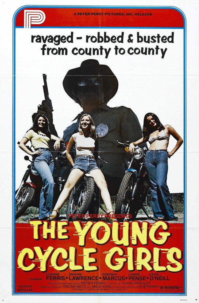 Молодые девушки на мотоциклах (1978) постер