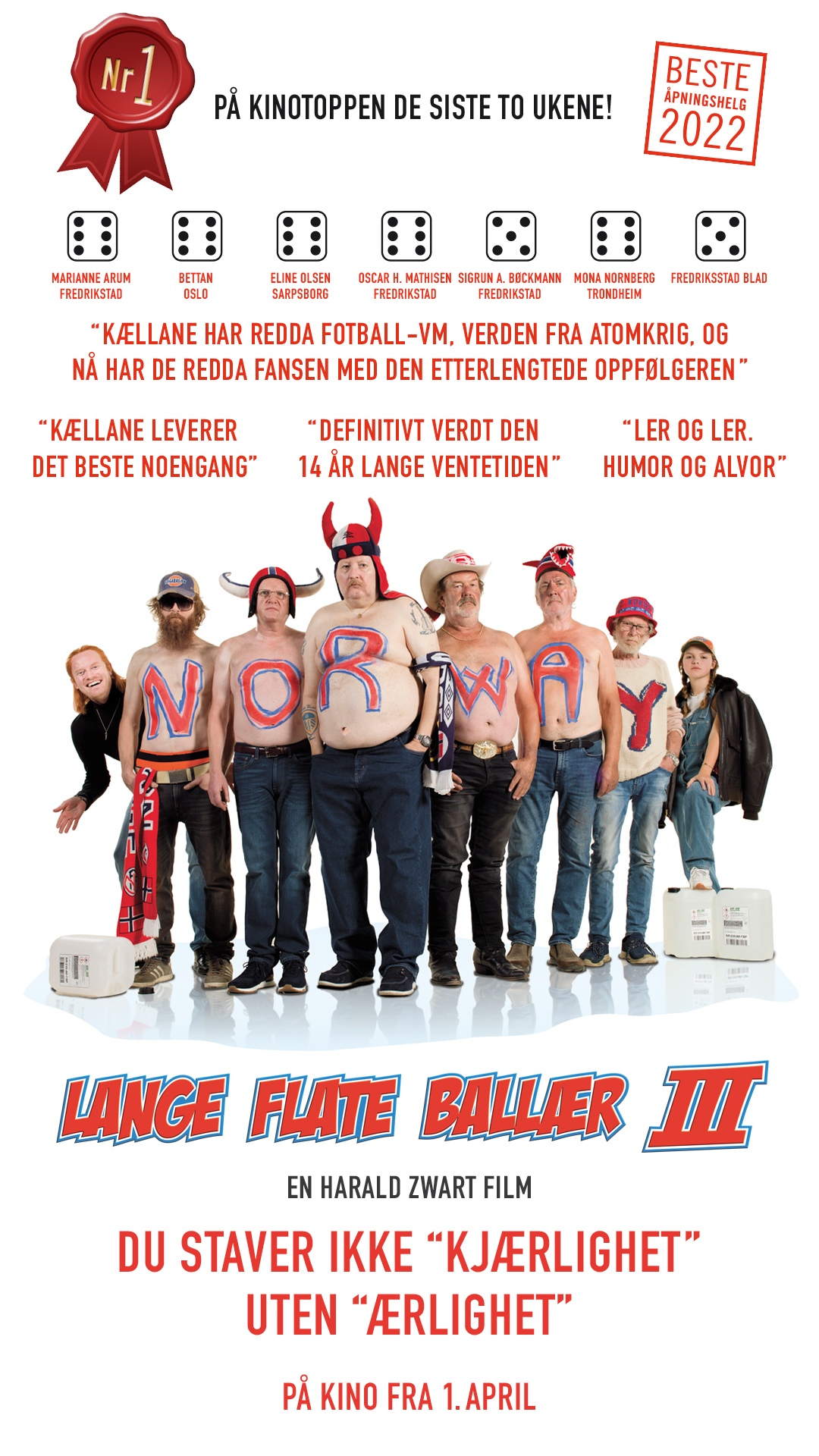 Lange flate ballær III (2022) постер