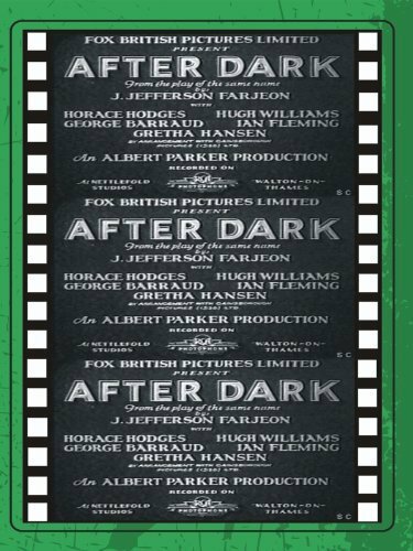 After Dark (1933) постер