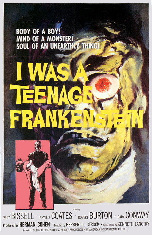 Я был молодым Франкенштейном (1957) постер