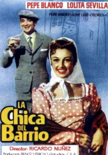 La chica del barrio (1956) постер