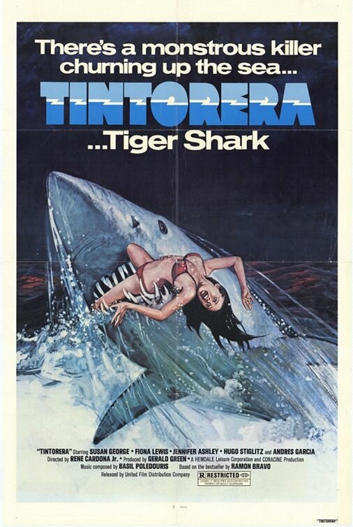 Тигровая акула (1977) постер