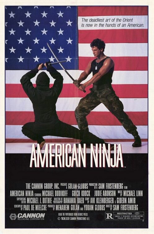 Американский ниндзя (1985) постер