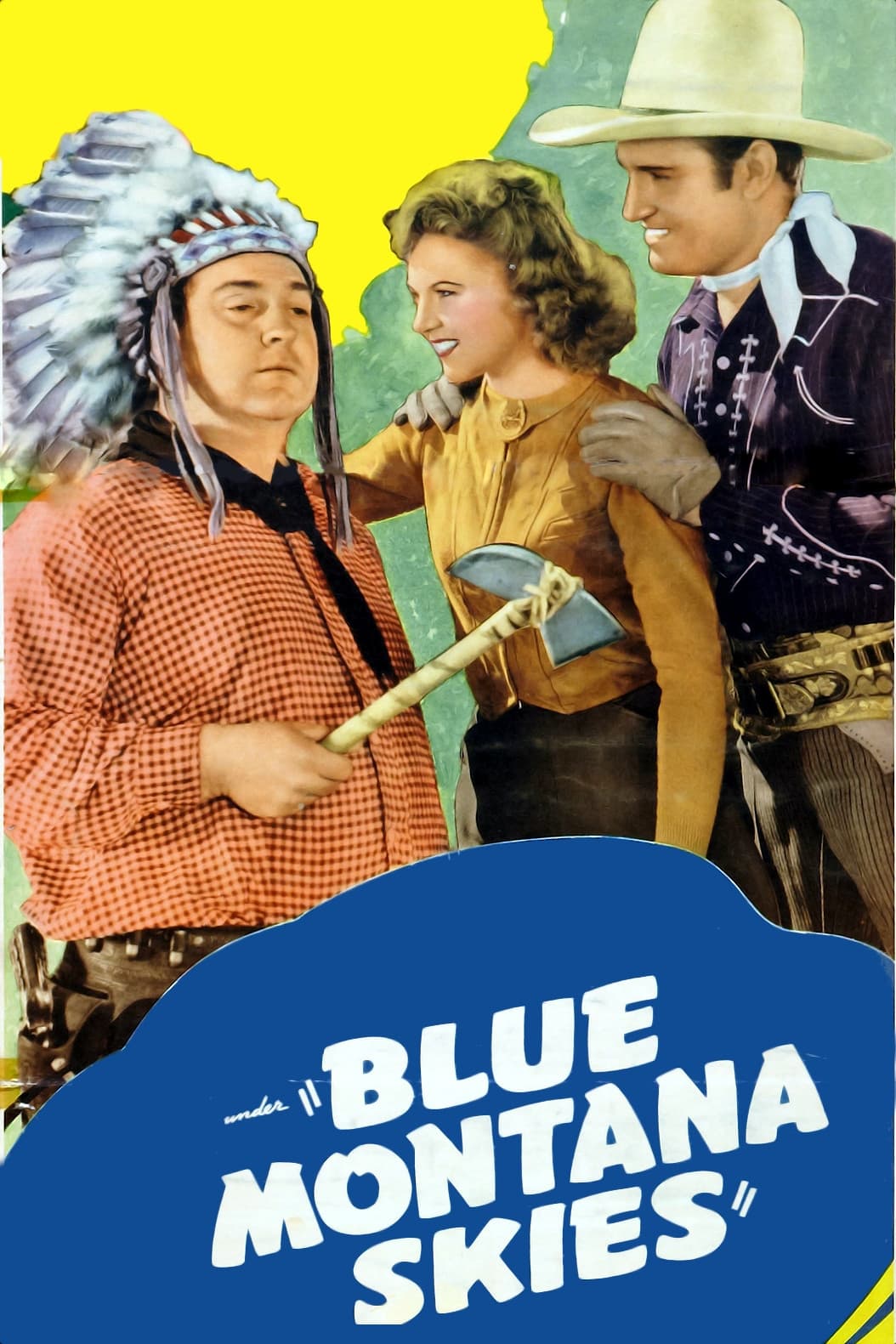 Голубые небеса Монтаны (1939) постер