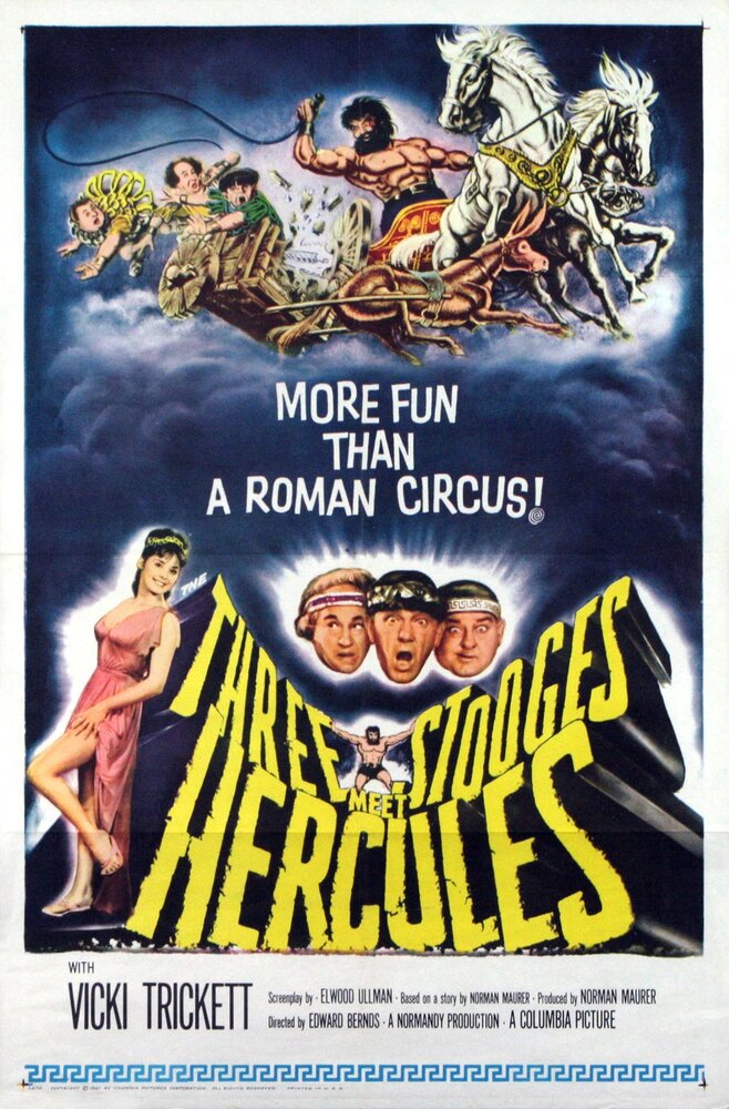 Трое комиков встречают Геркулеса (1962) постер