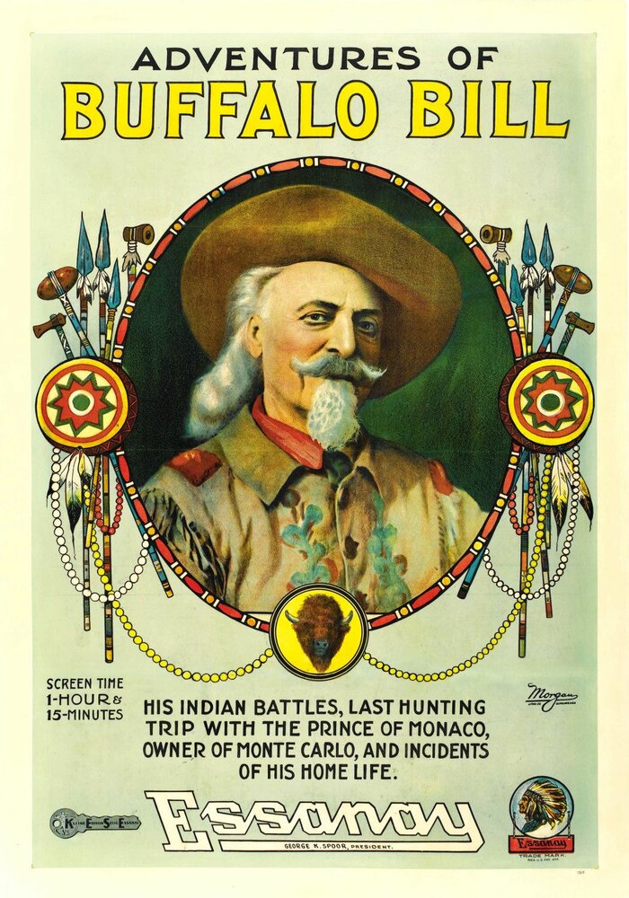 The Adventures of Buffalo Bill (1917) постер