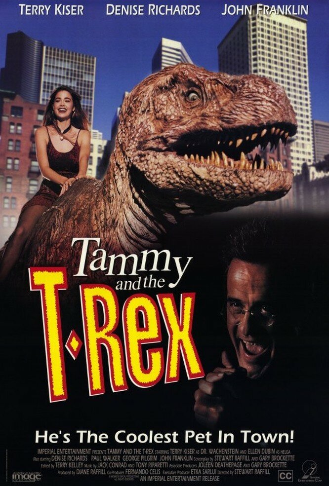 Тамми и динозавр (1994) постер