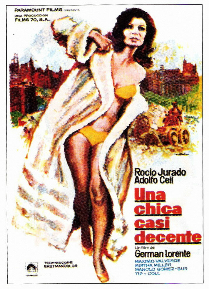Очень красивая девушка (1971) постер