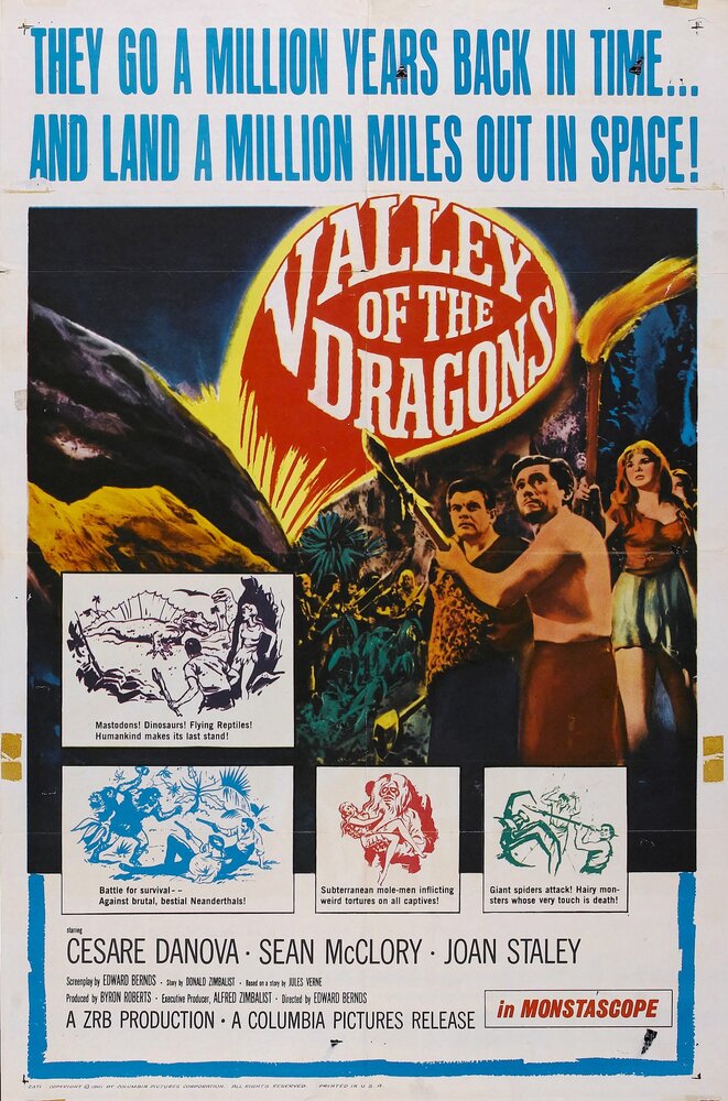 Долина драконов (1961) постер