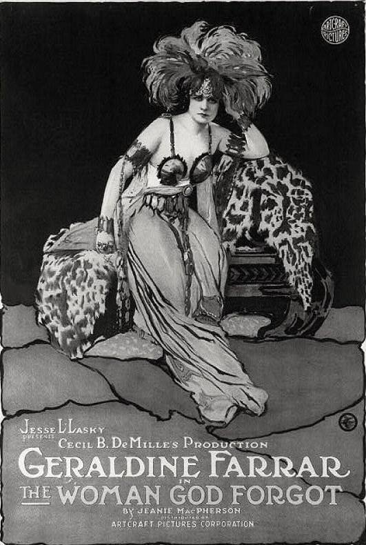Женщина, забывшая бога (1917) постер